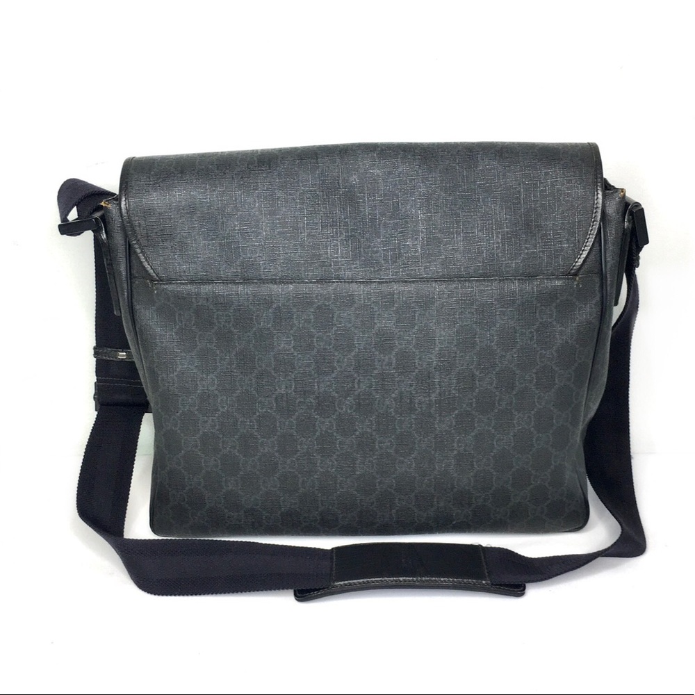 Authentic Gucci black monogram unisex mess… - Picture 5 of 16